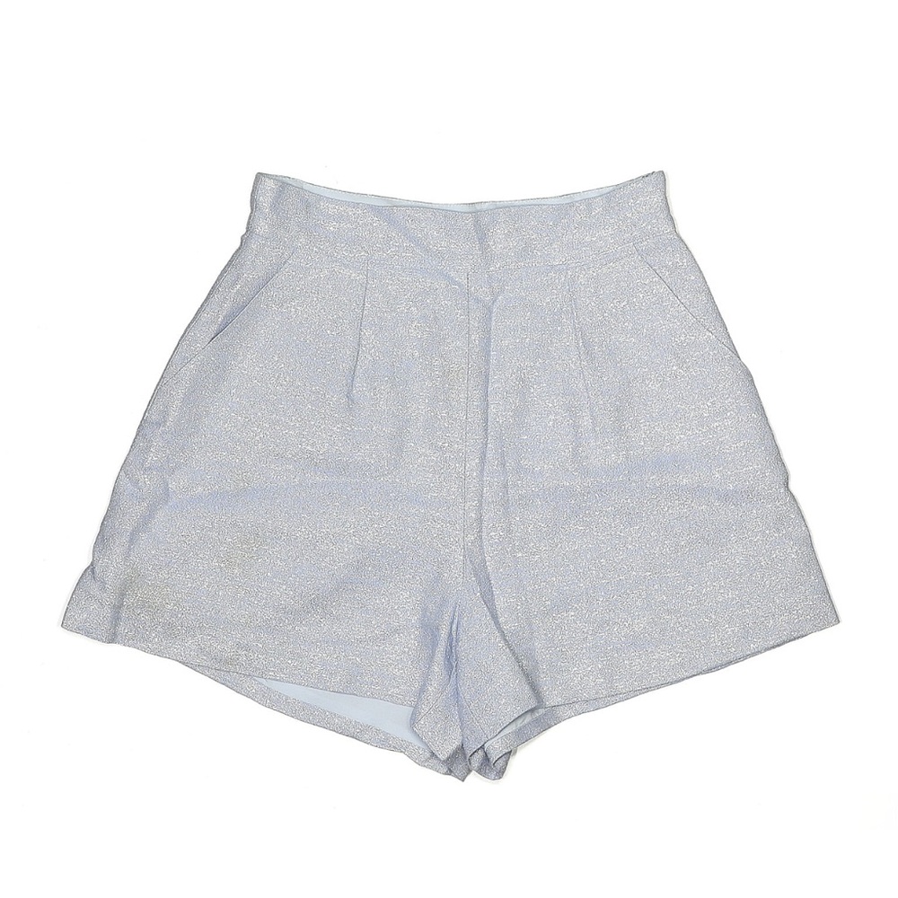Hunter Bell Light Gray High Waist Women's Shorts